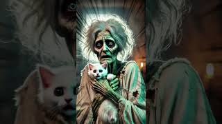 OMG Zombie Granny Breaks Into a Kittens House 😱🧟 cat rescueanimals zombie [upl. by Rankin]