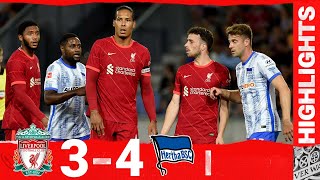 Highlights Liverpool 34 Hertha BSC  Van Dijk amp Gomez return to action [upl. by Purdy]