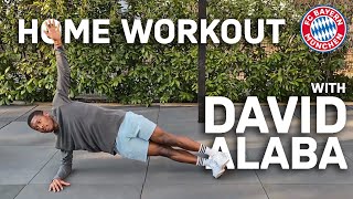 Home Workout with David Alaba  FC Bayern [upl. by Esital905]