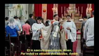 Asperges me  Canto Gregoriano LEGENDADO Gregorian Chant Latim subtitles [upl. by Eidnac537]