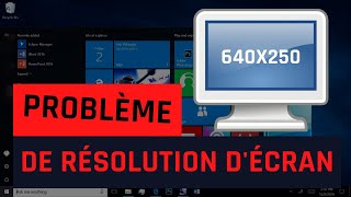 Comment résoudre le problème de résolution décran sous Windows 10 [upl. by Lanahtan]