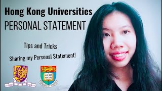 My HKU amp CUHK Personal Statement  Tips and Tricks [upl. by Christian554]