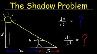 Related Rates  The Shadow Problem [upl. by Nace630]