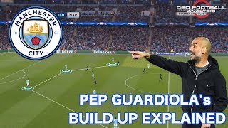 Mancity’s BUILD UP PLAY  Tactical Analysis  Pep Guardiola [upl. by Salokkin]