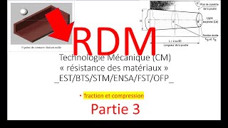 RDM  traction et compression  partie 3 [upl. by Germana]