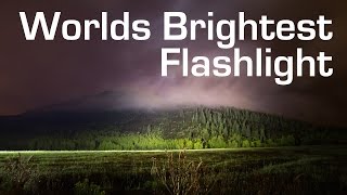 1000W LED Flashlight  Worlds Brightest 90000 Lumens [upl. by Willamina]