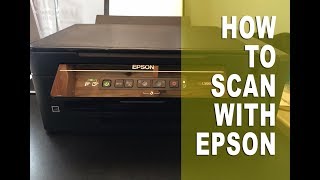 Epson Printers  How To Scan [upl. by Corso]