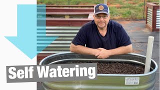 The BEST Self WateringWicking Galvanized Metal Raised Garden Bed [upl. by Lourie]