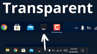 Przezroczysty pasek zadań Windows 10 [upl. by Annovahs]