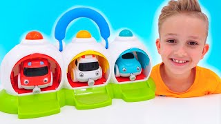 Vlad and Niki have fun with toy cars  Funny videos for kids [upl. by Penland]