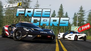 NEW How To Get Every FREE CAR In The Crew 2 [upl. by Notyard669]