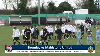 Kent FA U13s Boys Cup Final  Bromley vs Maidstone United [upl. by Adnamra]