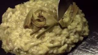 Risotto con crema di carciofi e parmigiano  PrenotoIO [upl. by Otreblide238]