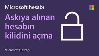 Askıya alınmış bir Microsoft hesabının kilidi nasıl açılır  Microsoft [upl. by Yarrum877]