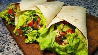 БУРРИТО с говядиной и овощами 🌟 Beef and vegetable Burrito [upl. by Atirahs]