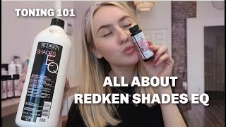 REDKEN SHADES EQ Guide For Beginners TONING Tips amp Tricks  Reiley Collier [upl. by Abbate]