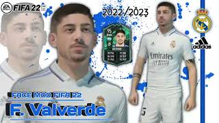 Valverde Face Mod Fifa 22 [upl. by Hanima]