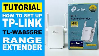 How to Setup TPLINK TLWA855RE Range Extender [upl. by Neliac]