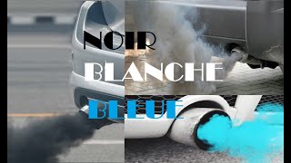 Fumée à Léchappement Noir  Blanche  Bleue [upl. by Stannwood366]