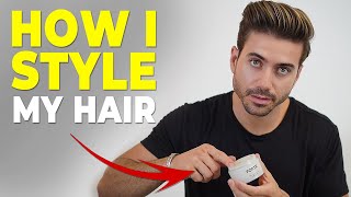 HOW I STYLE MY HAIR daily routine Alex Costa Hairstyle [upl. by Derick]