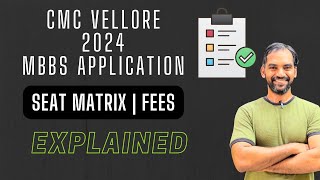 CMC Vellore 2024 Application explained 🌟 [upl. by Kenji868]