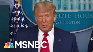 Trump Touts Stock Market Numbers After Dow Hits 30000 Amid Vaccine Transition News  MSNBC [upl. by Dranreb]