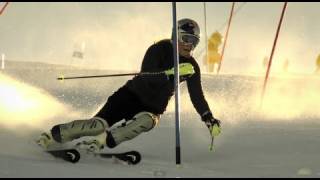 Lindsey Vonn Slow Motion Slalom  Red Bull Moments [upl. by Danyette]