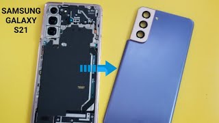 Samsung Galaxy s21 How to replace or remove back cover [upl. by Nnaarat694]