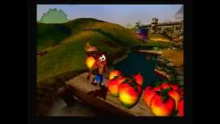 Crash Bandicoot 3 Warped  Level 1 Toad Village CrystalGem Get [upl. by Sug]