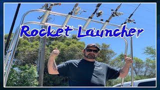 OCEAN SOUTH ROCKET LAUNCHER BOAT INSTALL  HOW TO [upl. by Garnet]