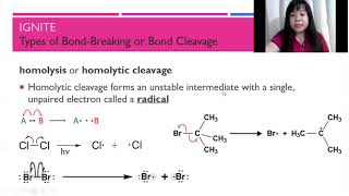 Types of Bond Cleavage  Organic Chemistry [upl. by Nedry]