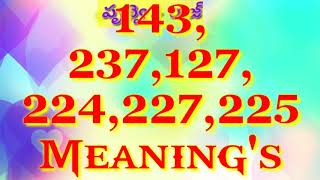 143 And More Numbers Meanings [upl. by Madoc]