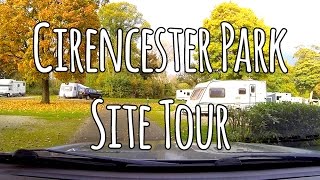 Cirencester Park Caravan Club Site Tour [upl. by Yanehs479]