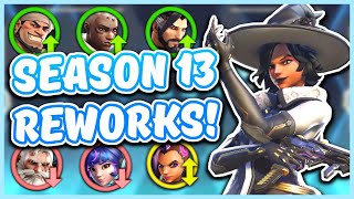 Every SEASON 13 HERO CHANGE In Overwatch 2 Sombra Rework [upl. by Wilone]