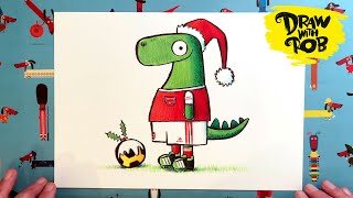 DrawWithRob SPECIAL EDITION Gunnersaurus [upl. by Adnana]