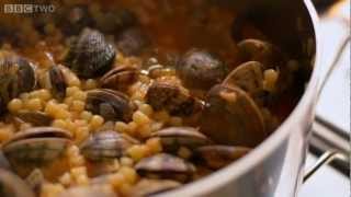 Sardinian couscous with clams  Nigellissima  Episode 4  BBC [upl. by Anidan]