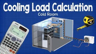 Cooling Load Calculation  Cold Room hvac [upl. by Eetak423]