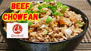 BEEF CHAO FAN  HOW TO MAKE BEEF CHAO FAN  ASIAN FLAVOURS [upl. by Ttenrag]