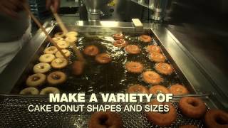 Making Donuts with Belshaw Open Kettle Fryers [upl. by Ocirred]