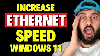 Increase Ethernet Speed Windows 11 [upl. by Aryahay867]