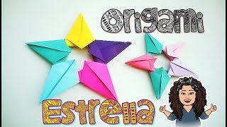 Como hacer una estrella de papel origami [upl. by Suivatnod]