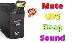 How to stop annoying beeping sound of APC UPS [upl. by Anua]