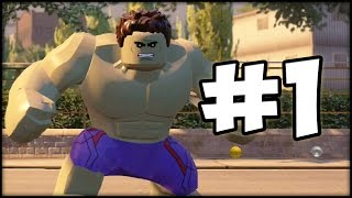 LEGO MARVEL AVENGERS  LBA  Episode 1  Hulk Jump is Crazy [upl. by Yoccm]