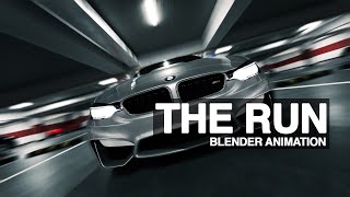 The Run  Cinematic Blender Car Animation [upl. by Nelak621]