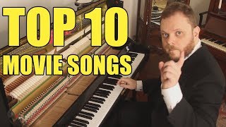 Top 10 Movie Songs on Piano [upl. by Iam]