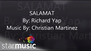 Richard Yap  Salamat Official Lyric Video [upl. by Nevil]