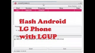 How to Flash Stock ROM  Firmware LG Phone with LGUP KDZ  TOT method [upl. by Gnes]