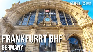 Frankfurt Hauptbahnhof One Of The Busiest Train Stations In  🇩🇪 Germany 4K HDR Walking Tour [upl. by Adonis]