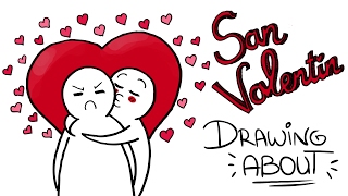 SAN VALENTÍN  Drawing About 🌹 [upl. by Ynnos]