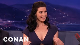 Jessica Paré Loves Getting Recognized  CONAN on TBS [upl. by Inge]